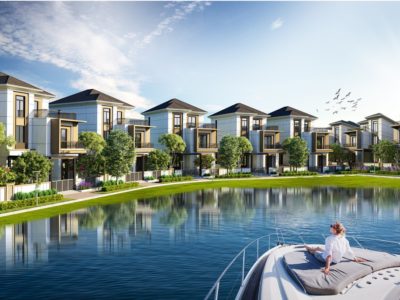 biệt thự cạnh sông