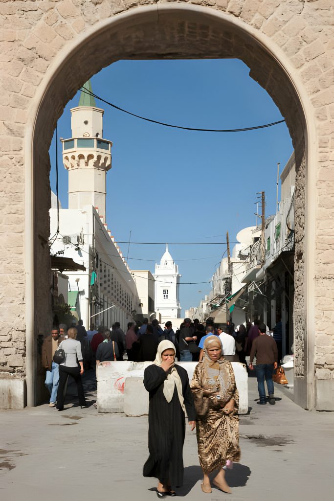 Lối vào thành phố cổ Tripoli Libya