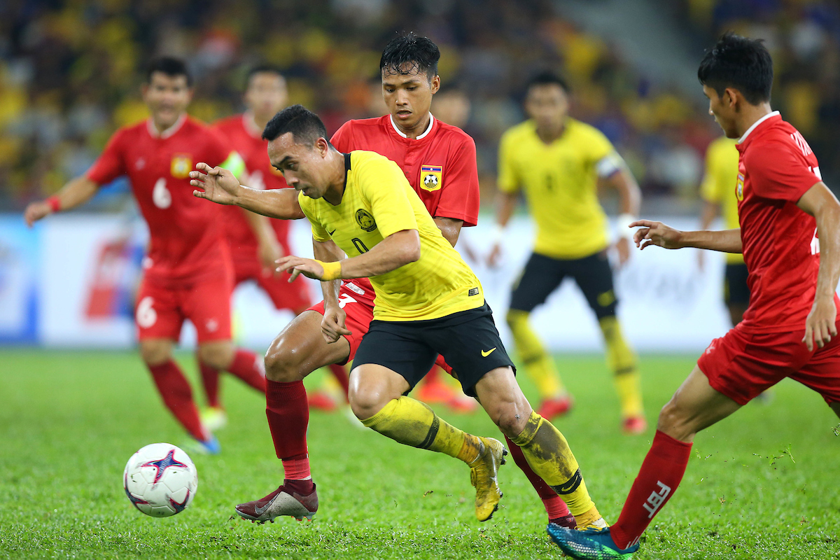 Tuyển Malaysia thắng Lào 3-1 tại vòng bảng AFF Cup 2018