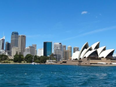 Nhà hát Sydney Opera House và cầu Sydney Harbour