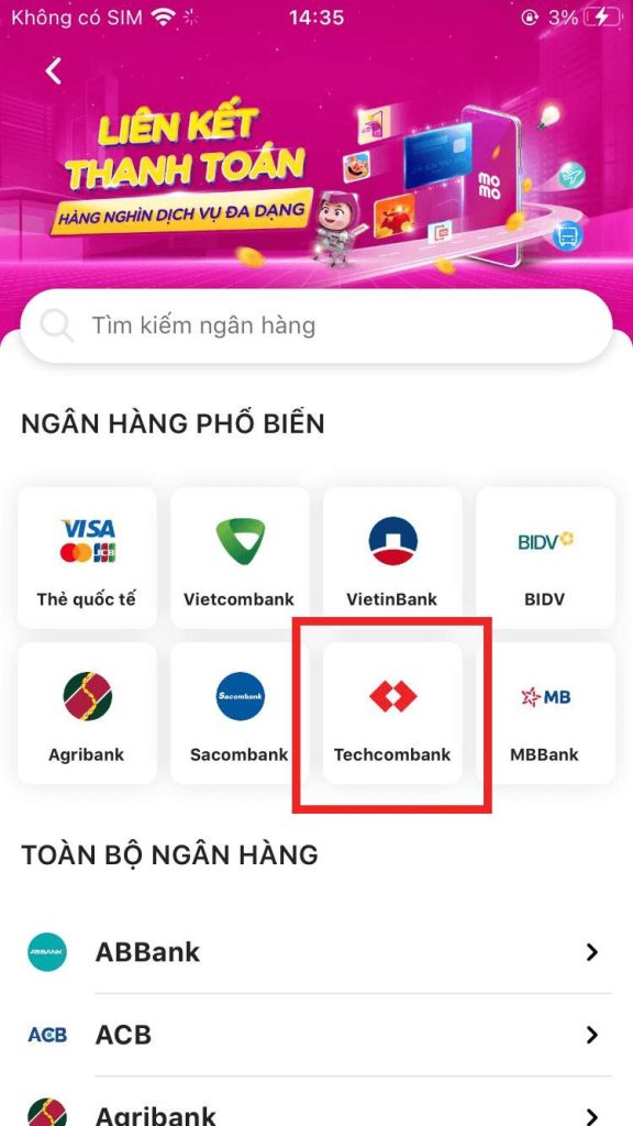 Chọn logo techcombank